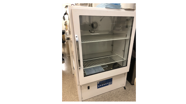 An image showing the donated incubator.