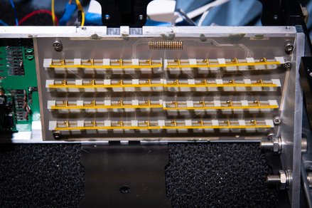 The pop-up antenna power transmitter array installed in MAPLE