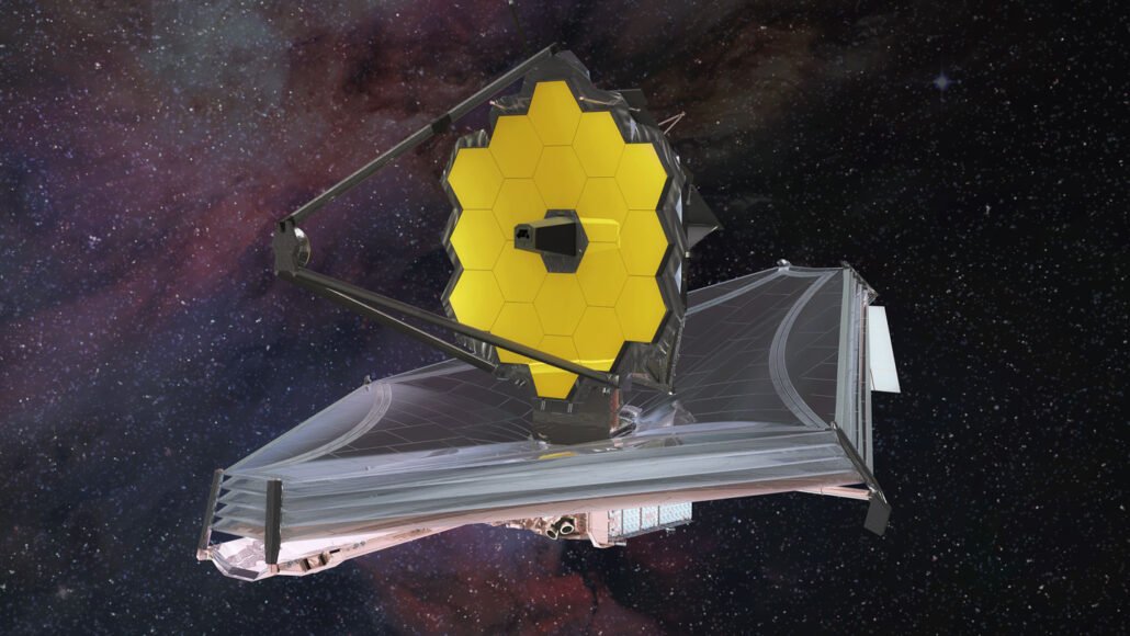JWST, in space