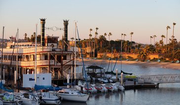 evening sun on paddle steamer retreat 2018