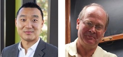 Headshot Yisong Yue (left) and Joel Burdick (right)