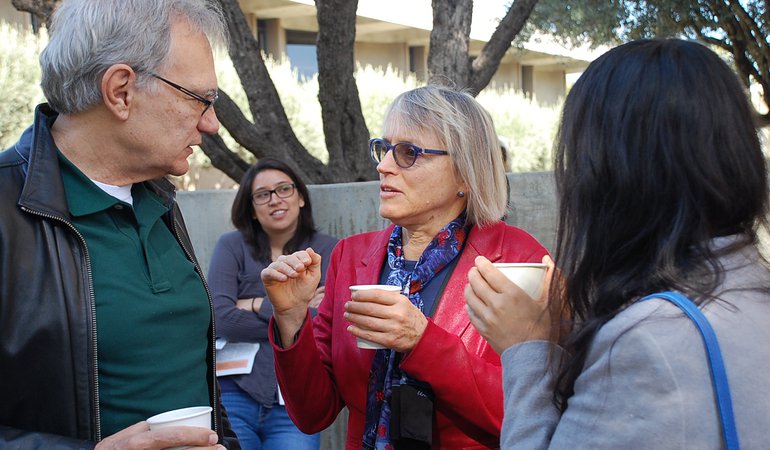 Kanwisher having a conversation