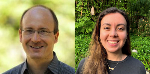 Headshots Frederick Eberhardt and Iman Wahle