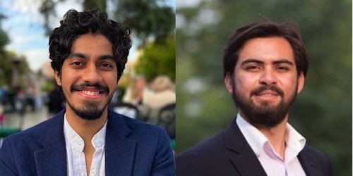 Headshots Adi Nair and James Gornet