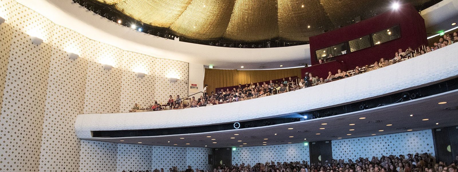 Interior of the Beckman auditorium