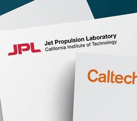 Caltech letterhead on paper and envelops