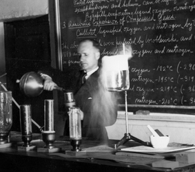 A header image of Watson Lecture Series featuring a photo of Earnest C. Watson