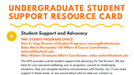 The image shows the logo of the Physics, Mathematics, and Astronomy Division.