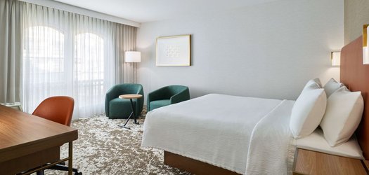 courtyard bedroom