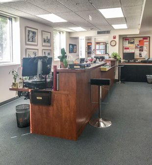 Interior of the Registrar Office