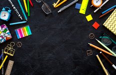 Stock Image of Office Supplies