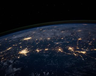 Earth at night