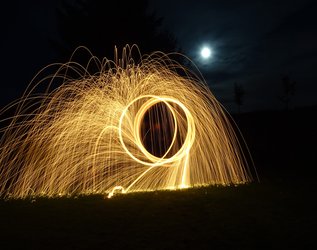 fireworks swirl