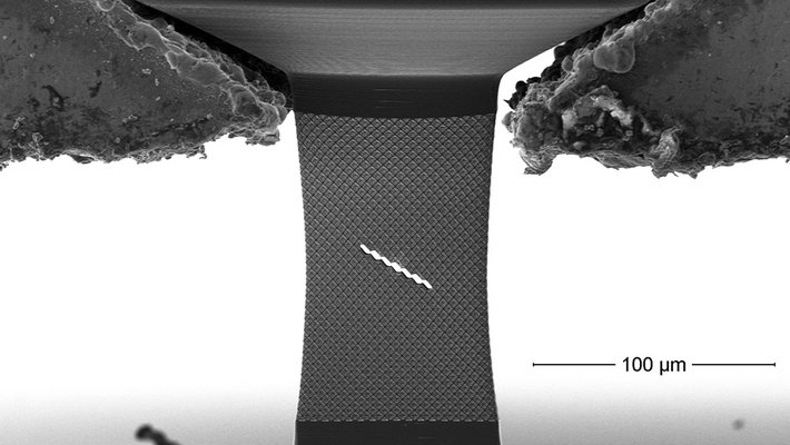 Material stretched