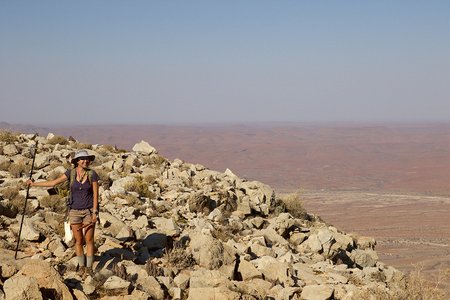 Alice Michel in Namibia