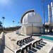 An array of sensors positioned on the roof of the Linde Center for Global Environmental Science.