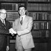 Arnold Beckman and Harry Gray in 1981.