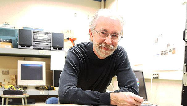 Brent Fultz in his lab