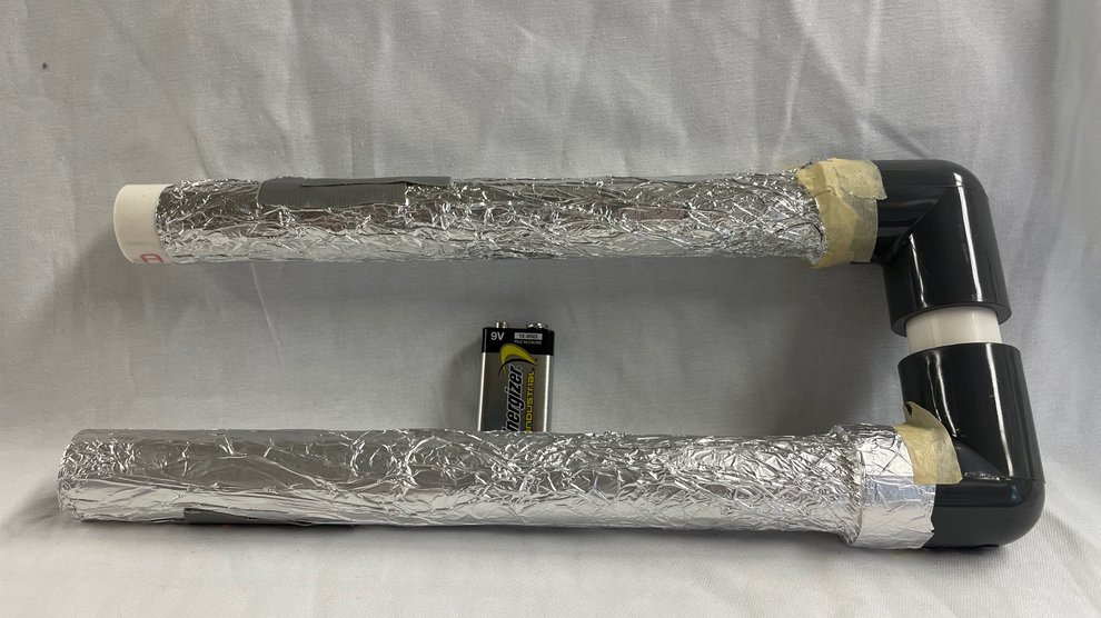 Student-made black carbon sensor