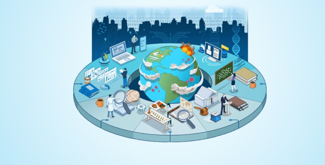 Artwork of various aspects of social science