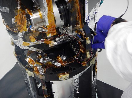 A view inside the CIBER-2 experiment