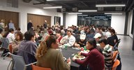 The Day of Inclusion dinner social in the Hameetman Center.