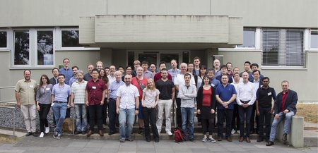 A group photo of the Polarimetry Team.