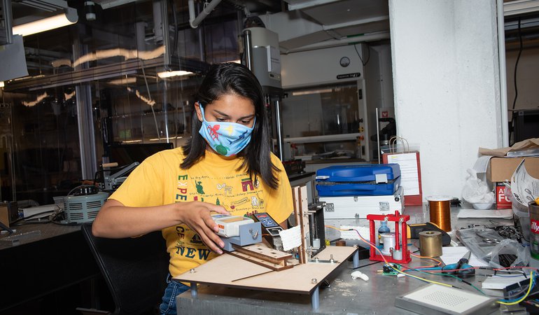 Caltech junior Diana Frias Franco