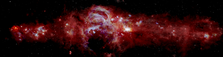 SOFIA image of galaxy center
