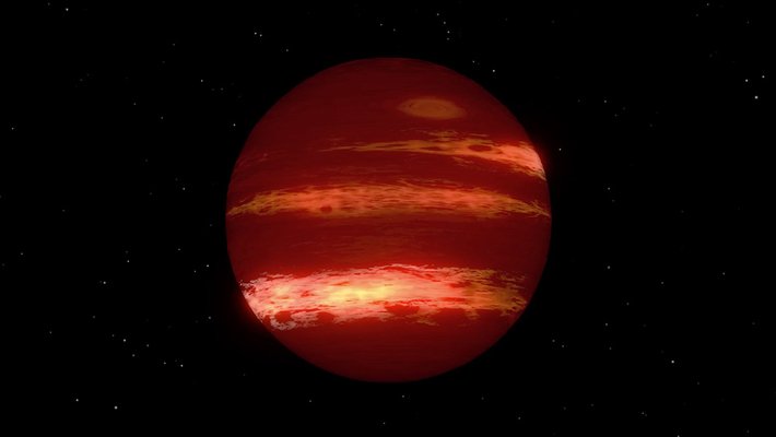 Artist's concept of brown dwarf