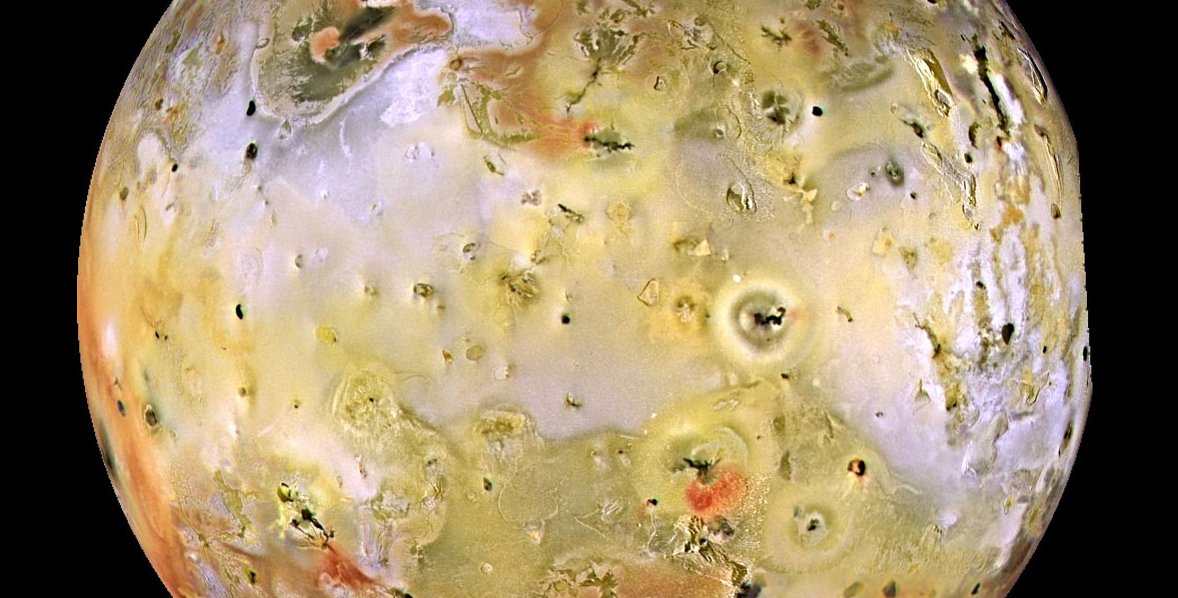 A colorful pockmarked sphere