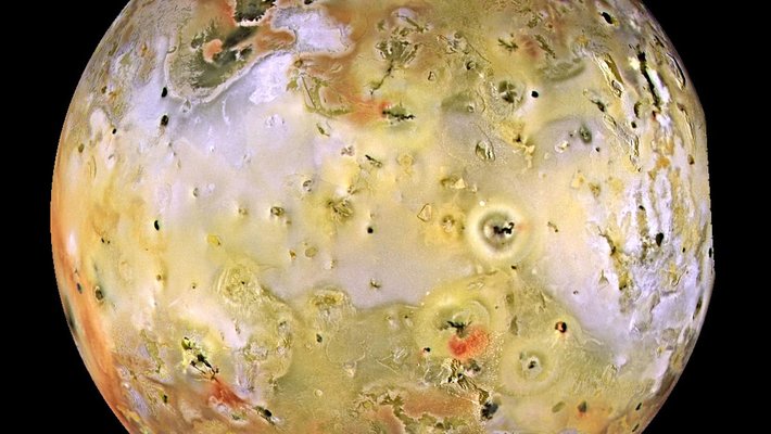 A colorful pockmarked sphere