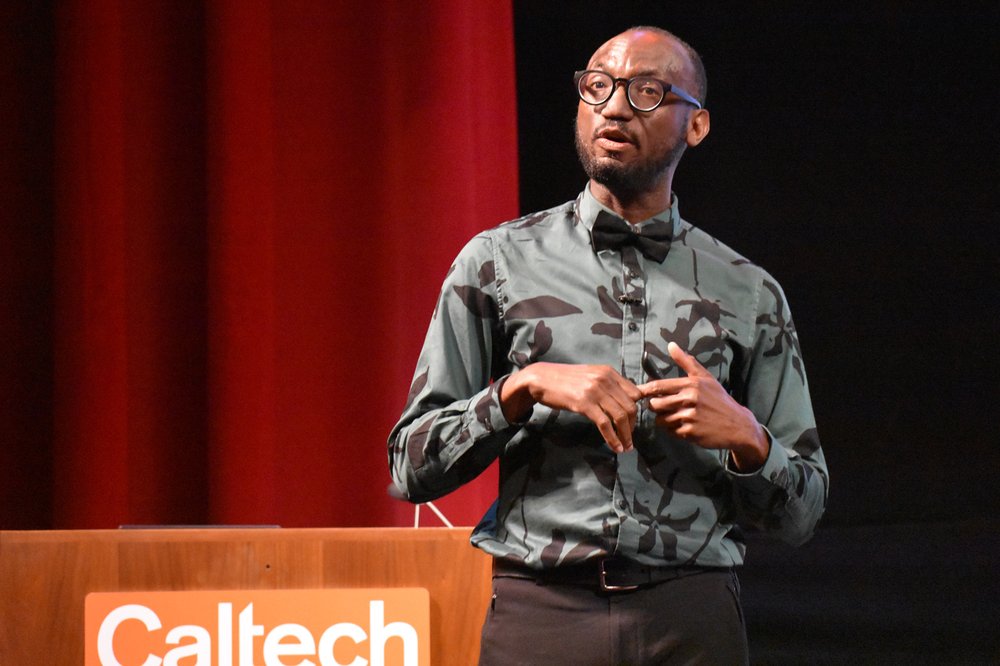 André Isaacs speaks at the Day of Inclusion.