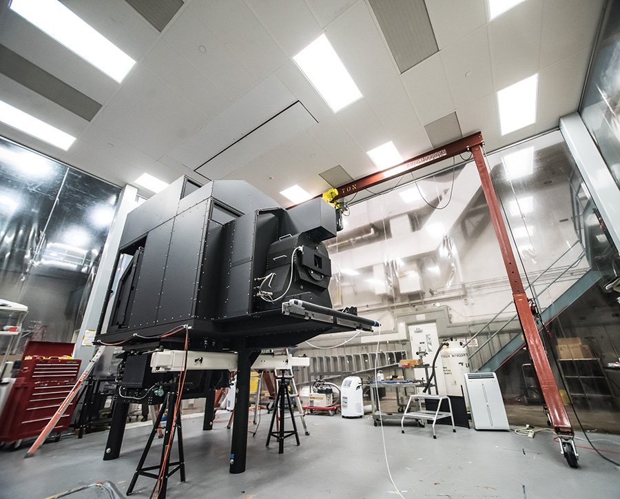 The Keck Cosmic Web Imager, under construction.