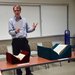 photo of Kevin Gilmartin talking about Jane Austen at The Huntington.
