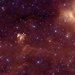 Location of young outbursting star