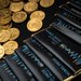Nobel Prize-themed chocolate coins and candy bars
