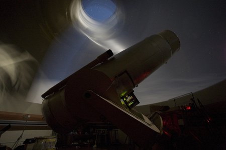 The 48-inch Samuel Oschin Telescope at Caltech's Palomar Observatory.