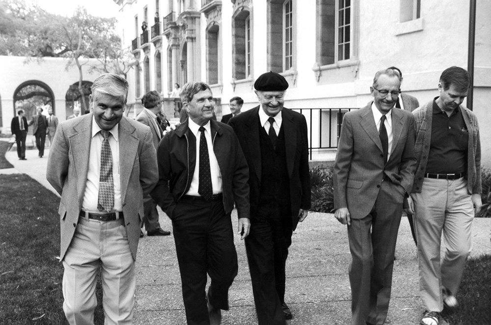 Richard Marsh with Linus Pauling