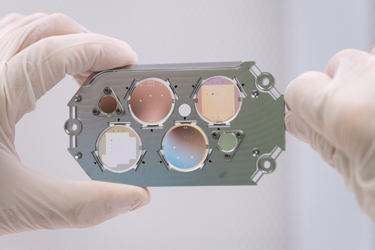 The focal plane mask for the Coronagraph Instrument on NASA's Nancy Grace Roman Space Telescope.