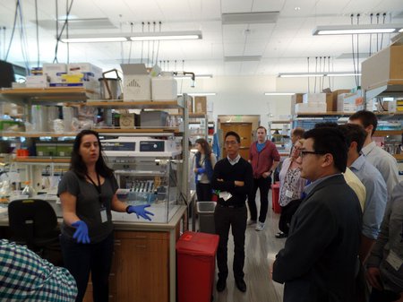 Students at Craig Venter Institute