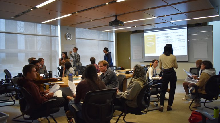 A workshop during the Day of Inclusion.
