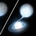 Artwork of binary stars