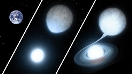 Artwork of binary stars