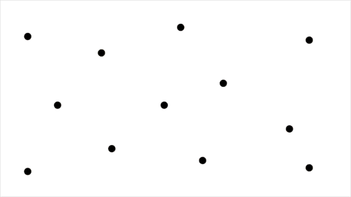 Animated gif showing multiple routes connecting several points