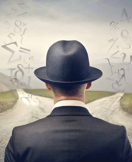 image of a man in a bowler hat facing away