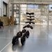 time-lapse of drone morphing into its driving configuration.