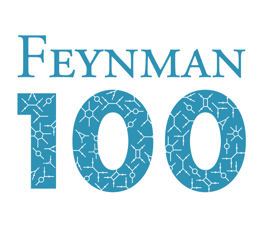 logo for Feynman 100 event