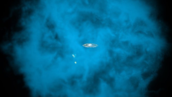 Illustration of our Milky Way's halo