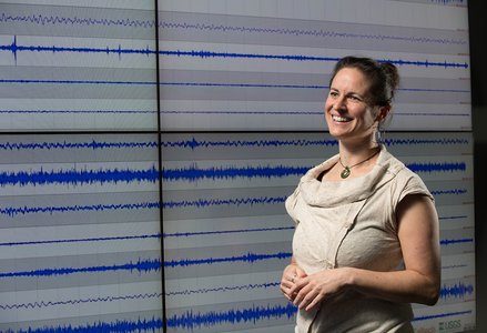 Jennifer Andrews at the Caltech Seismological Laboratory